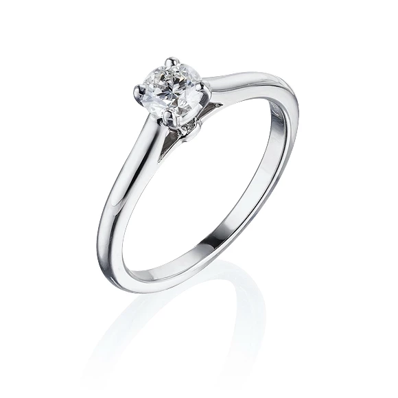 SOLITAIRE RING 0.57 CT G/VVS1