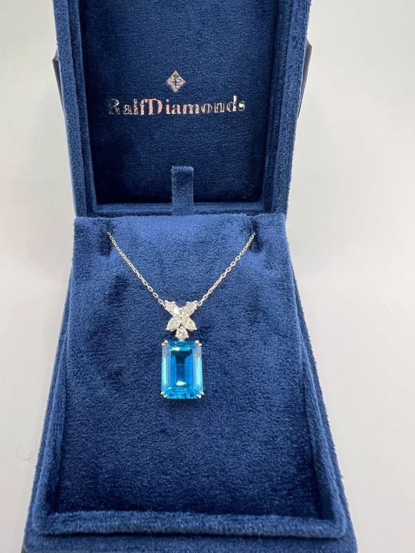 RalfDiamonds КОМПЛЕКТ С ТОПАЗАМИ И БРИЛЛИАНТАМИ RD SET 3