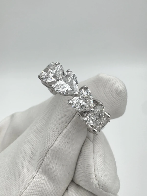 Graff HEART DIAMOND 9.32 CT RING (SIZE 50) RGR9.32 2