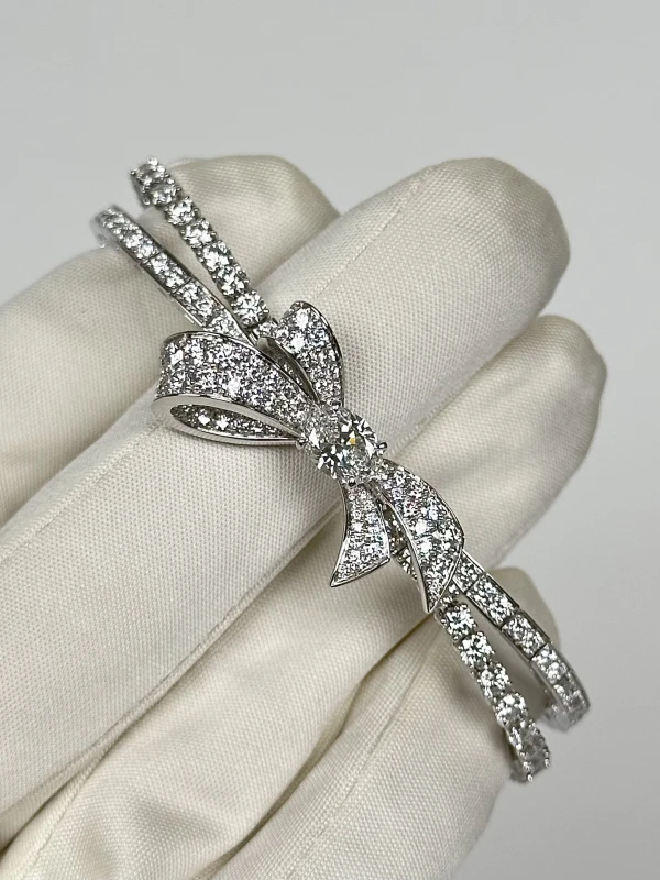 GRAFF WHITE GOLD DIAMOND BRACELET TILDA'S BOW RGB668 2