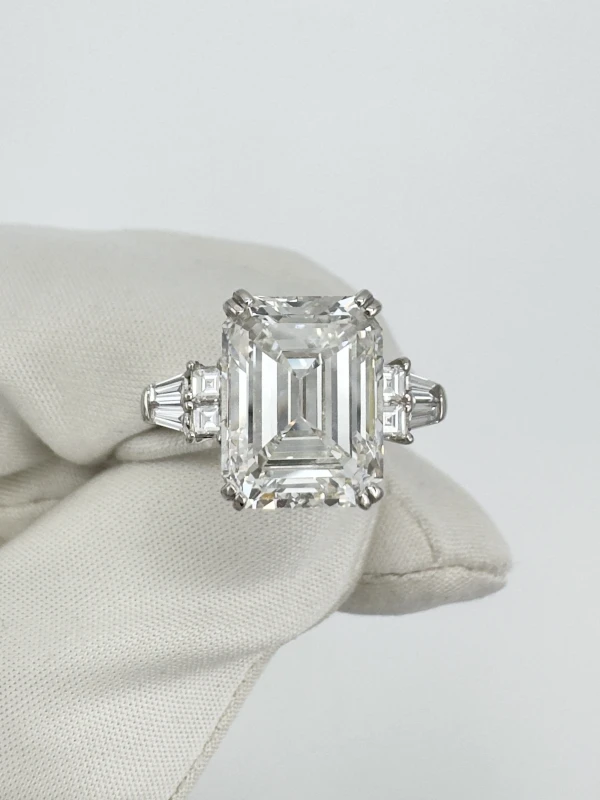 Earrings without a brand DIAMOND 5.00 CT RING (SIZE 51) nn5.00ctEM 2