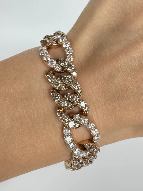 Crivelli WHITE & BROWN DIAMOND 21.09 CT BRACELET CRbr7361 5