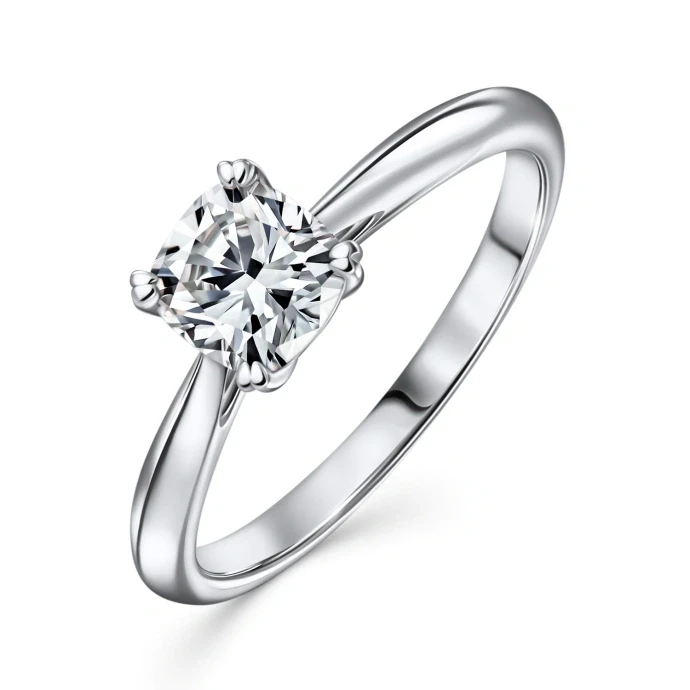 Earrings without a brand CUSHION DIAMOND 1.00 CT G/VS1 RING (GIA) NN1.00 G/VS1 (GIA) 1