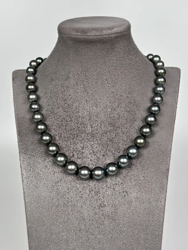 Mikimoto BLACK PEARL NECKLACE XNG 10516 BRX11213 2