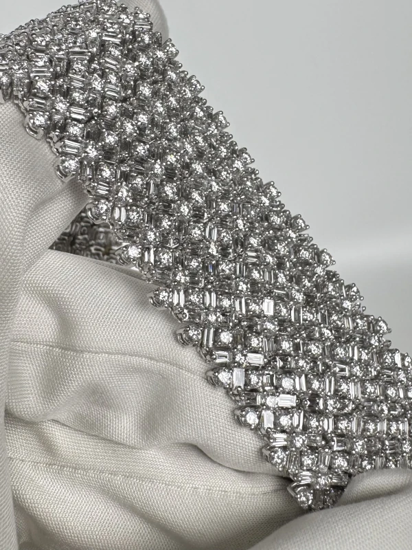 RalfDiamonds BAGUETTE & ROUND DIAMOND 50.03 CT BRACELET RFD503 4