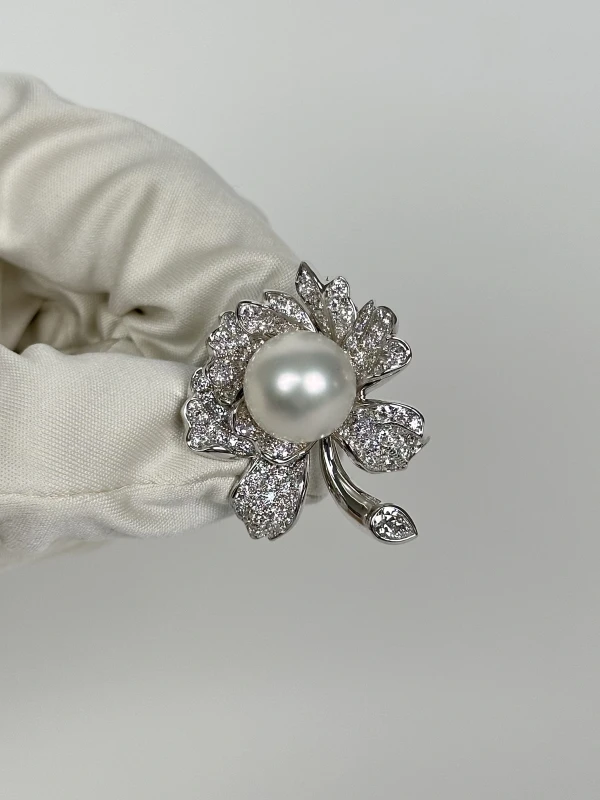 Mikimoto PEARL BROOCH 13 MM PBM19NDW 2