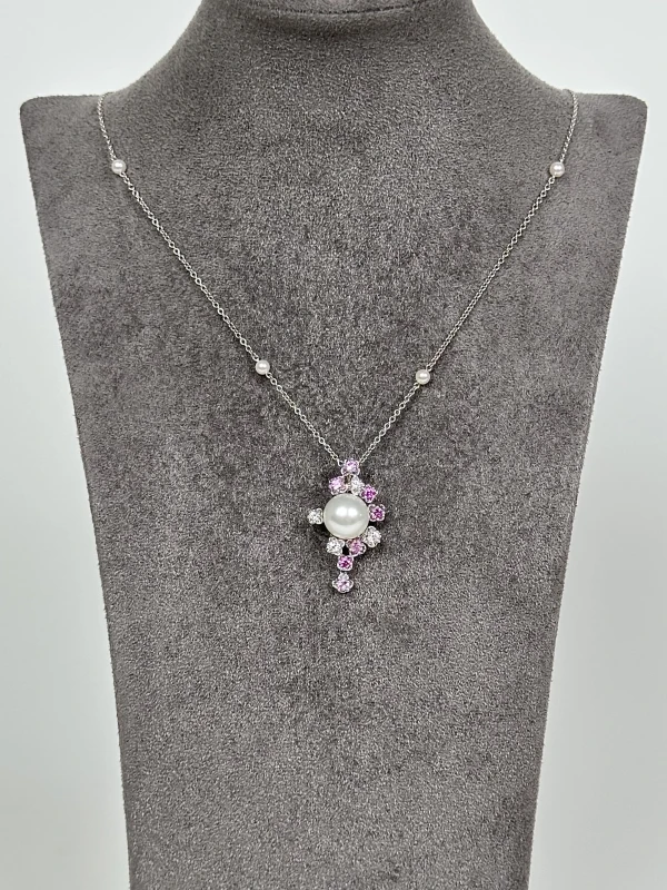 Мikimoto  PEARL DIAMOND & SAPPHIRE SET PEH7030NSW/PPH7129NSW 6