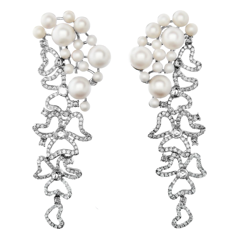 RalfDiamonds PEARL AND DIAMOND 19.56 CT SET RFD8524 3