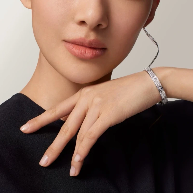 Cartier LOVE BRACELET, CLASSIC MODEL, PAVED (SIZE 15) N6727015 2