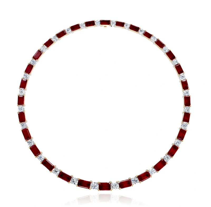 DeRosa RUBY  50.39 CT "PIGEONS BLOOD" & DIAMONDS 12.39 CT SET (GRS/GIA) N005779 2