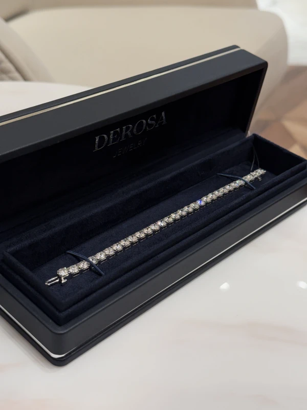 DeRosa ROUND DIAMONDS 15.57 CT BRACELET (SIZE 17) B567571 2