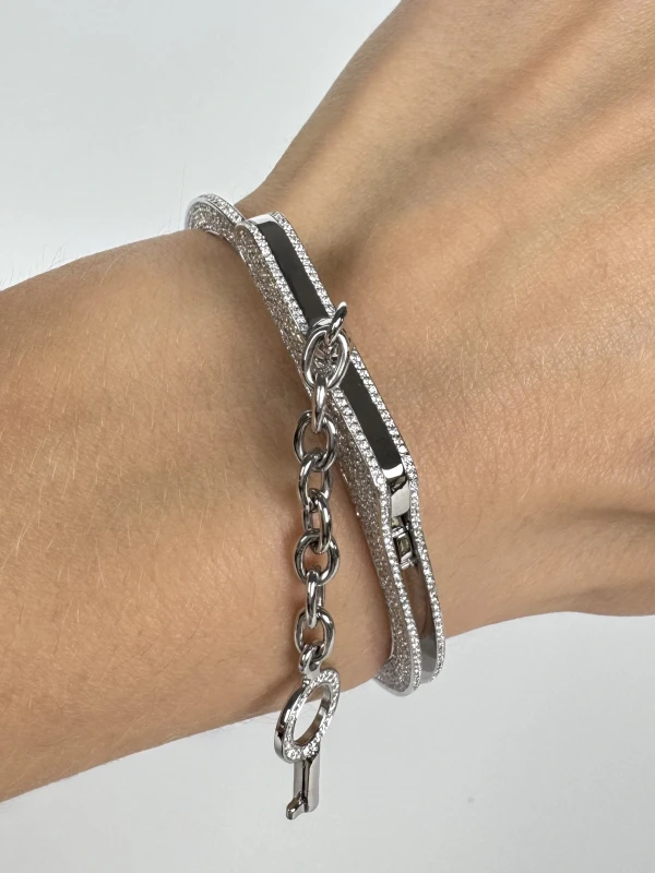 Jacob & Co KEY CUFF FULL PAVE BRACELET 92148541 5