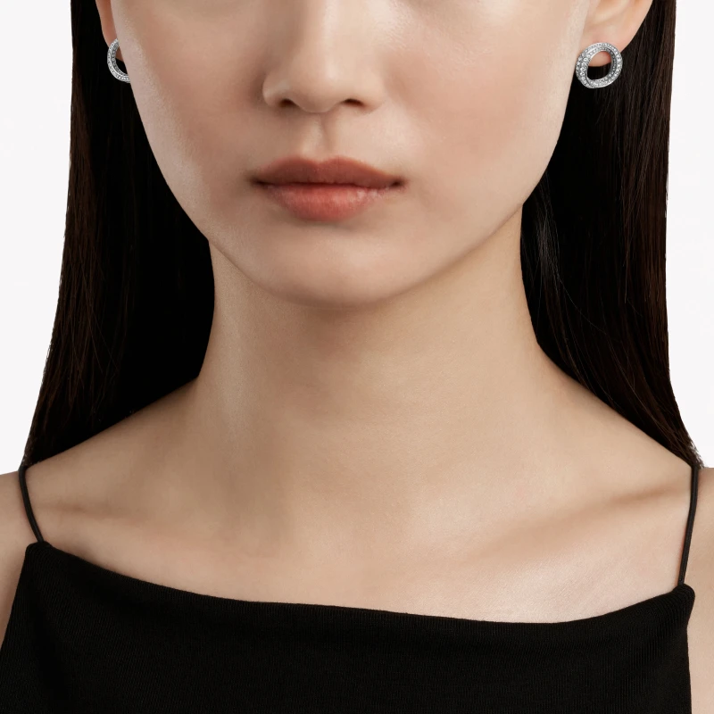 Graff SPIRAL DIAMOND STUD EARRINGS RGE1238 2