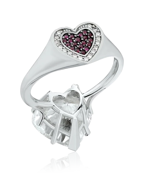 Jewellery theatre HEART DIAMOND 4.5  CT RING JT4.50 CT 1