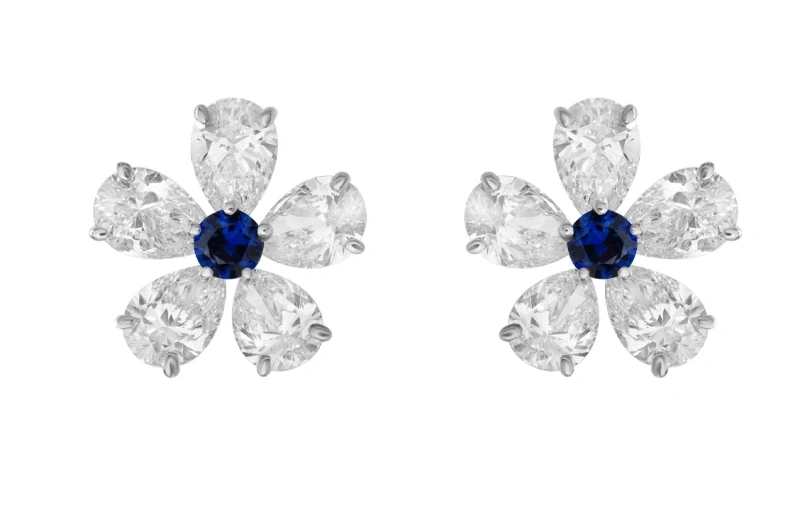 FLOWER DIAMOND 1.99 CT EARRINGS