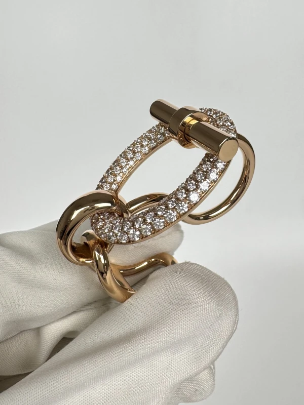Hermès DIAMOND ADAGE DOUBLE RING (SIZE 51-55) AdageRing 3
