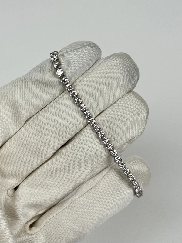 Tiffany & Co VICTORIA TENNIS BRACELET IN PLATINUM WITH DIAMONDS (SIZE 17.5) 60088602 3