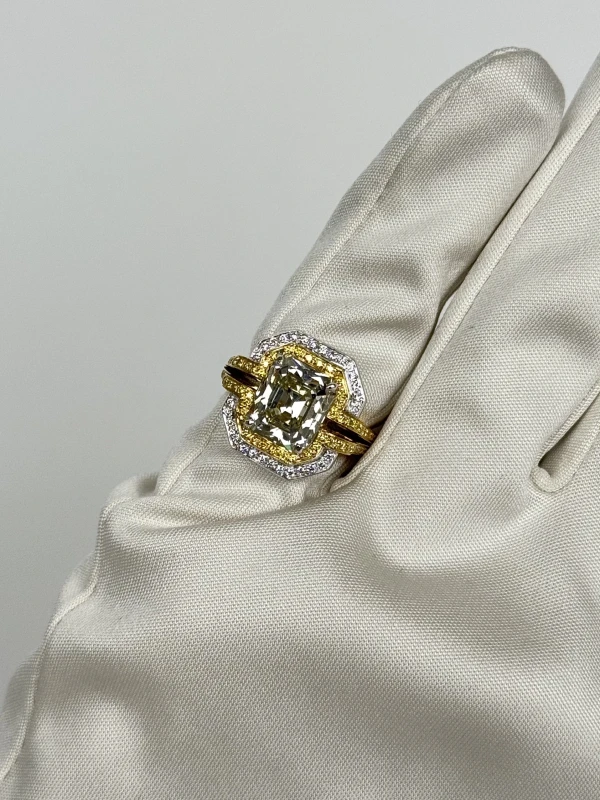 СЕРЬГИ NO NAME DIAMOND 4.28 CT N/VS2 RING NN4.28CTN/VS 5