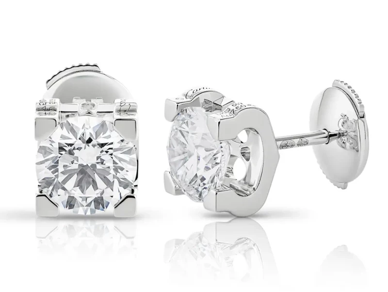 Cartier diamond studs hotsell