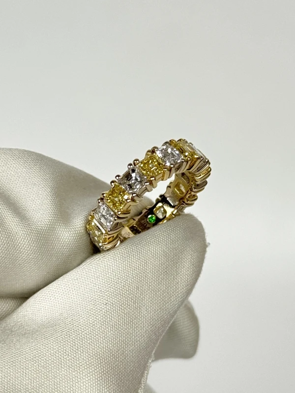 VERDI JEWELLERY КОЛЬЦО С БРИЛЛИАНТАМИ 6.81 CT A17F 3