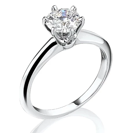 SOLITAIRE DIAMOND RING 3.09CT G/VVS2