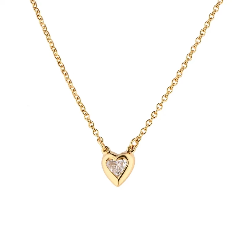 Tiffany & Co Diamonds by the Yard Heart Necklace 60148083 2