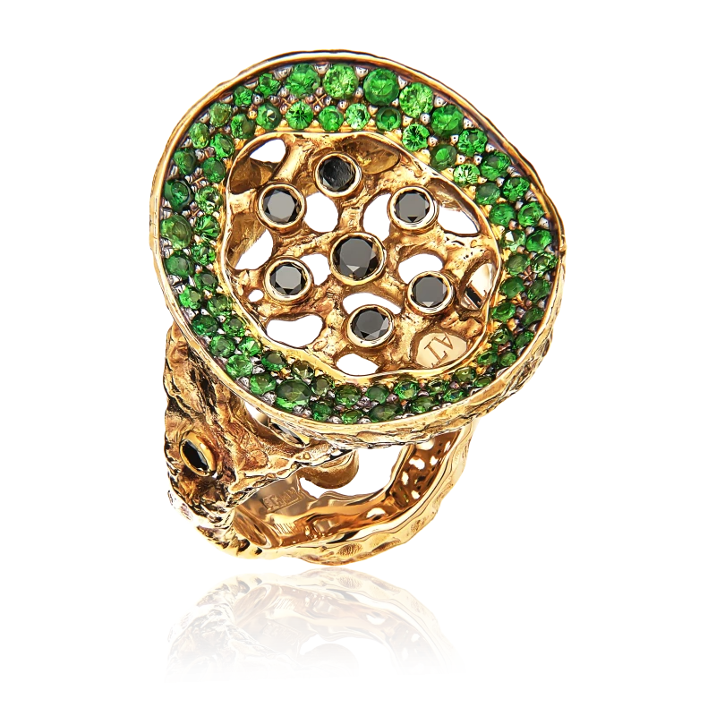 CARAVAGGIO RING KIWI (SIZE 55)