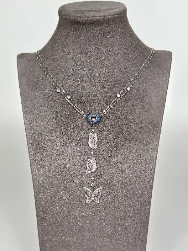 Chopard HAPPY BUTTERFLY NECKLACE 81/5545/404-20 3