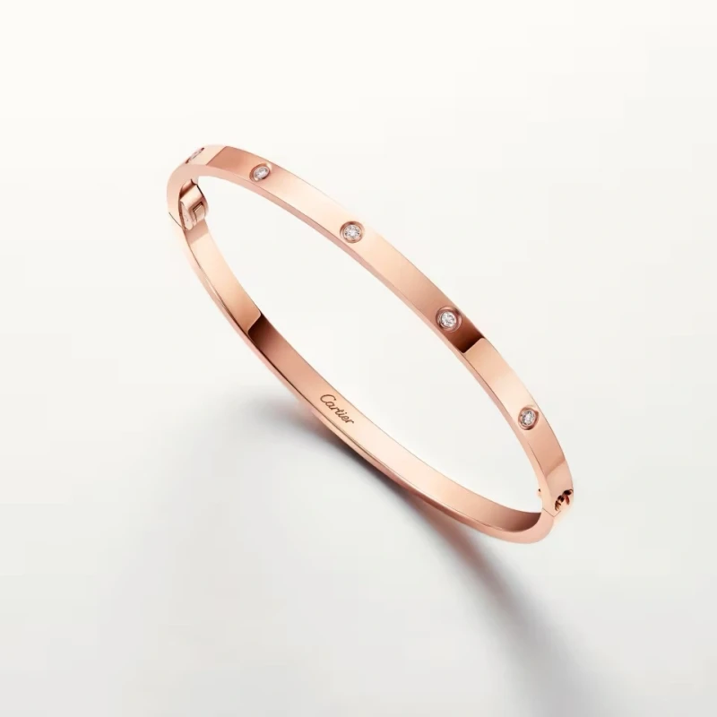 Cartier Bracelet LOVE, small model, 10 diamants (SIZE 18) B6079618 3