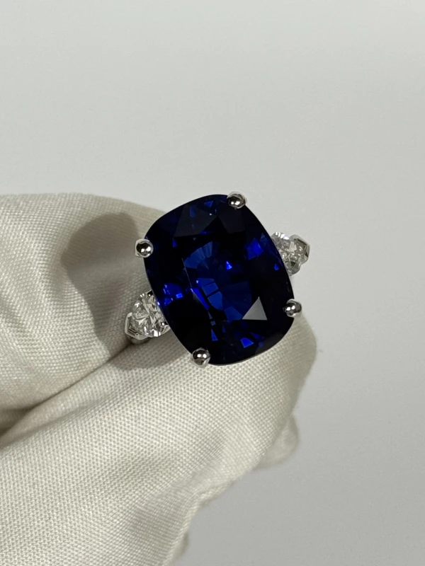 СЕРЬГИ NO NAME С САПФИРОМ 20.05 СТ SAPPHIRE 20.05 СТ 3