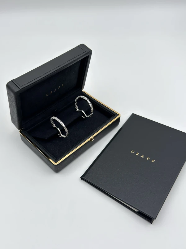 GRAFF Round Diamond Hoop Earrings RGE1844 7