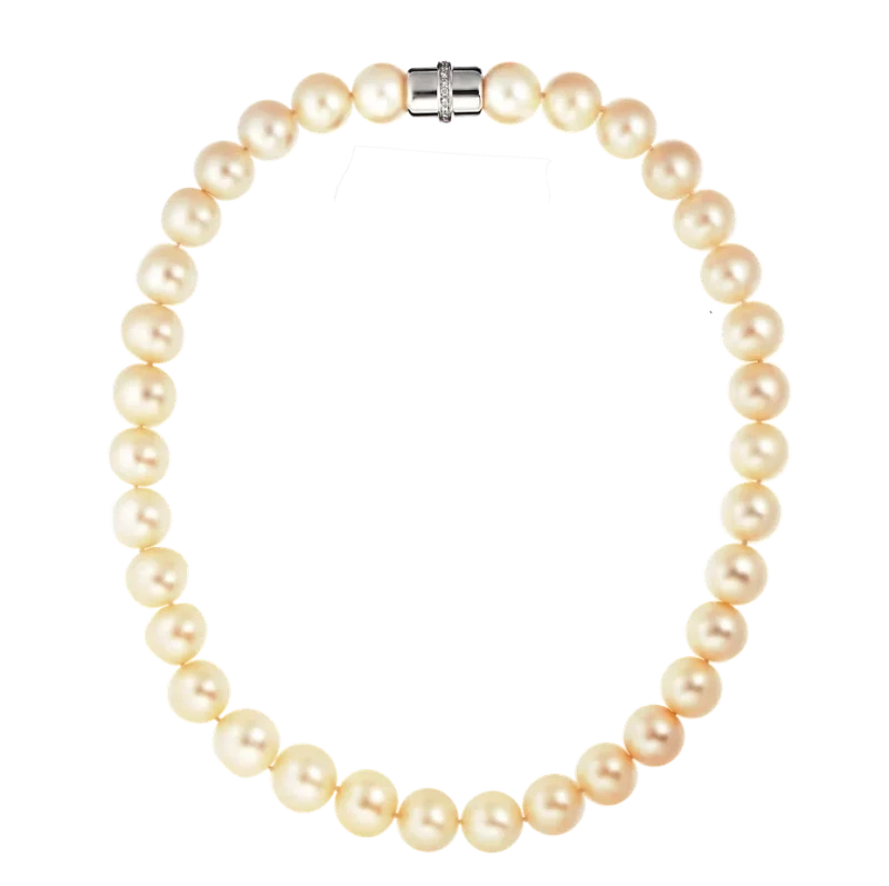 RalfDiamonds PEARL 11.8 - 13.21 mm & DIAMONDS NECKLACE RD11.8-13.21 1