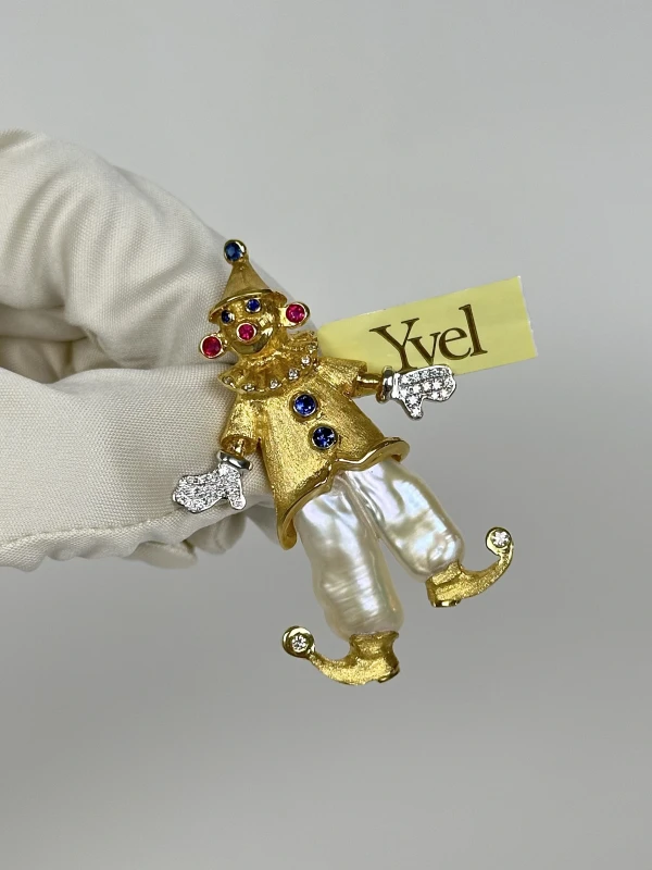 Yvel CLOWN BROOCH 111 2