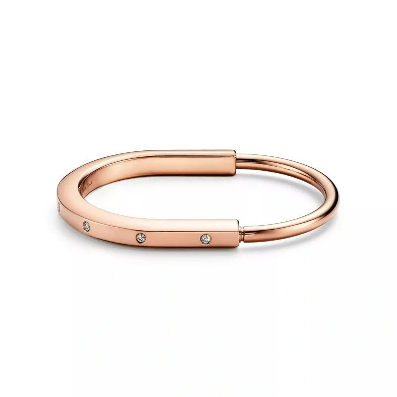 Tiffany Lock Bangle Diamond (M SIZE)