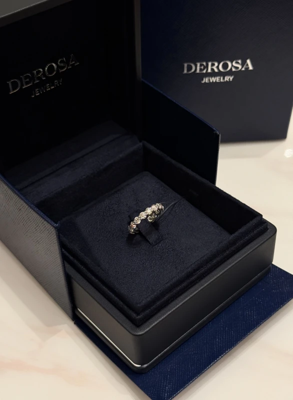 DeRosa ROUND DIAMOND ETERNITY RING 3.42 CT R2893421B 2