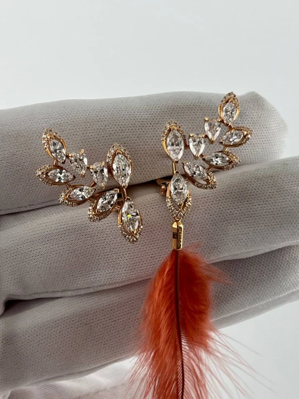 MESSIKA BORN TO BE WILD EARRINGS 07370-PG 5