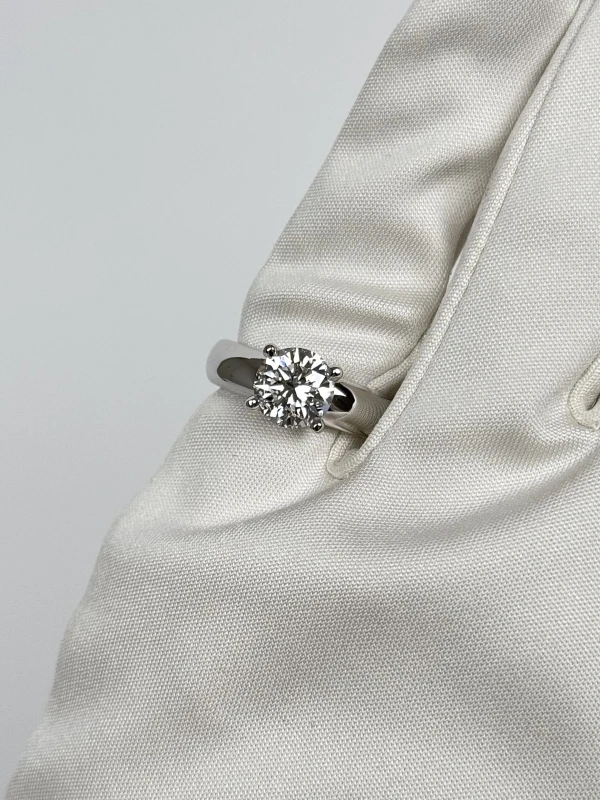 RalfDiamonds ROUND DIAMOND 2.02 CT E/VS1 RING (SIZE 53) 2.02ct 5