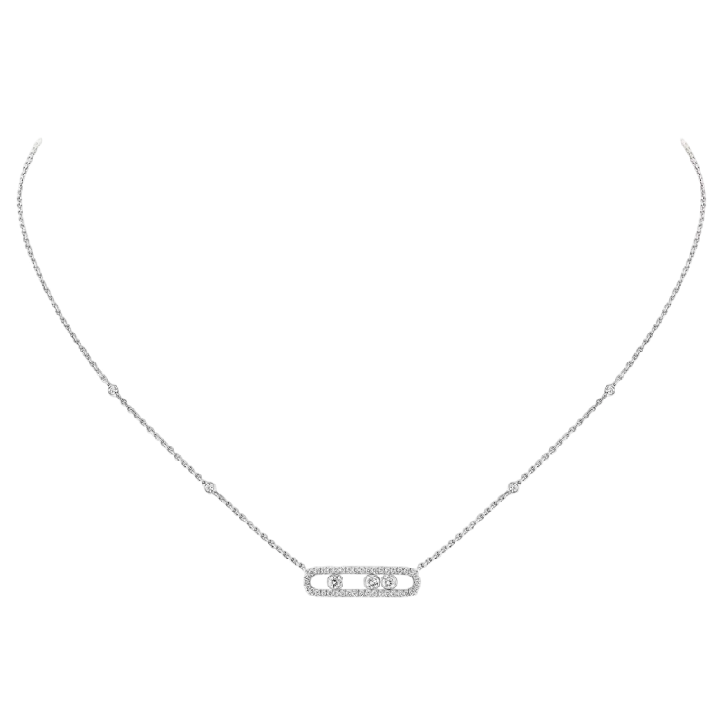 Messika COLLIER PAVÉ BABY MOVE 04322-WG 1