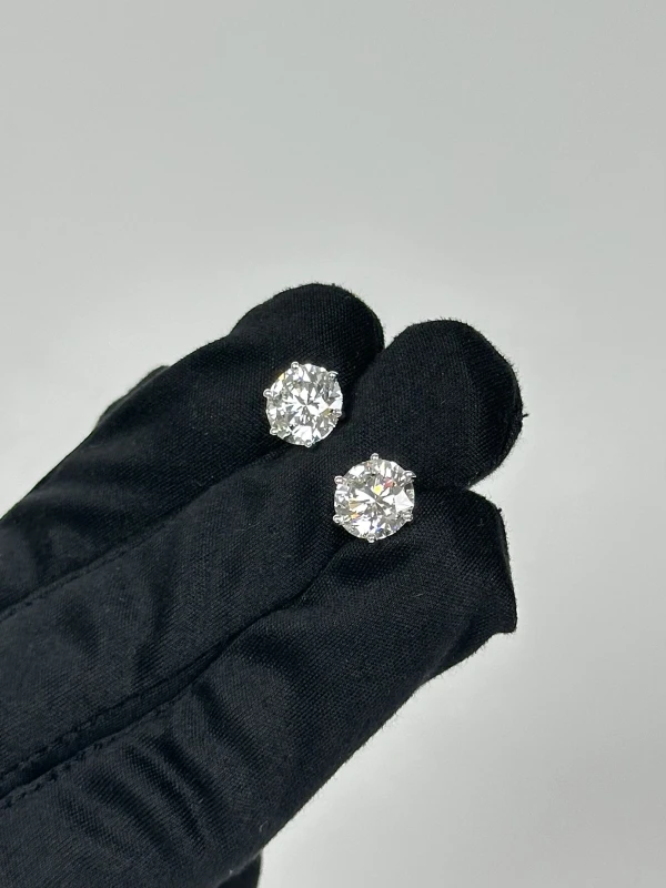 No name СЕРЬГИ-ПУСЕТЫ С БРИЛЛИАНТАМИ 3.01 - 3.01 CT F/VVS2 EXEXEX (GIA) NN3.01-3.01F/VVS 5