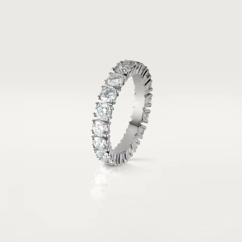 Cartier DESTINÉE WEDDING BAND, PAVED (SIZE 54) N4127554 4