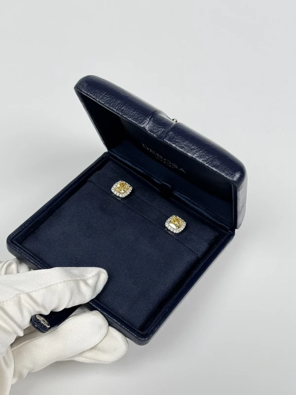 DeRosa DIAMOND EARRINGS 3.05-3.02 FLY/VVS-VS E10676723 5