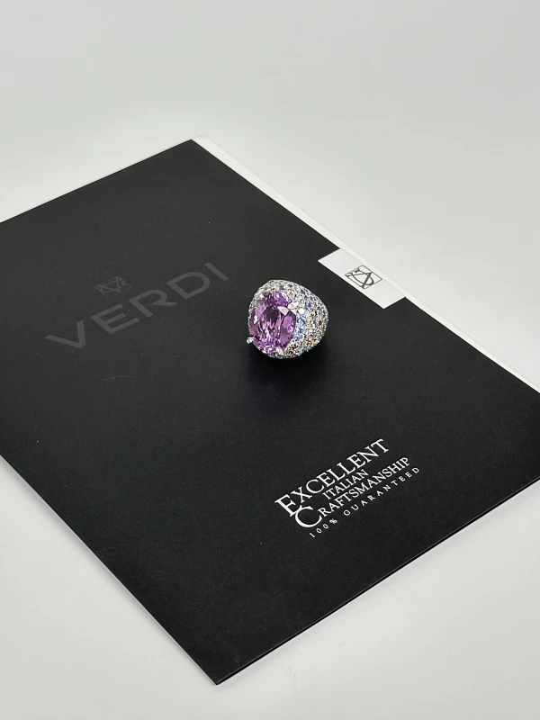 VERDI JEWELLERY КОЛЬЦО С КУНЦИТОМ 25.83 СТ A30A 6