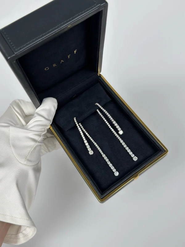 GRAFF Diamond Double Strand Earrings RGE668 7