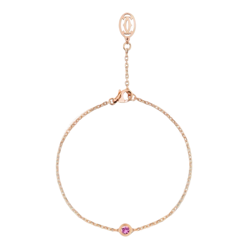 Cartier d'Amour bracelet, pink sapphire