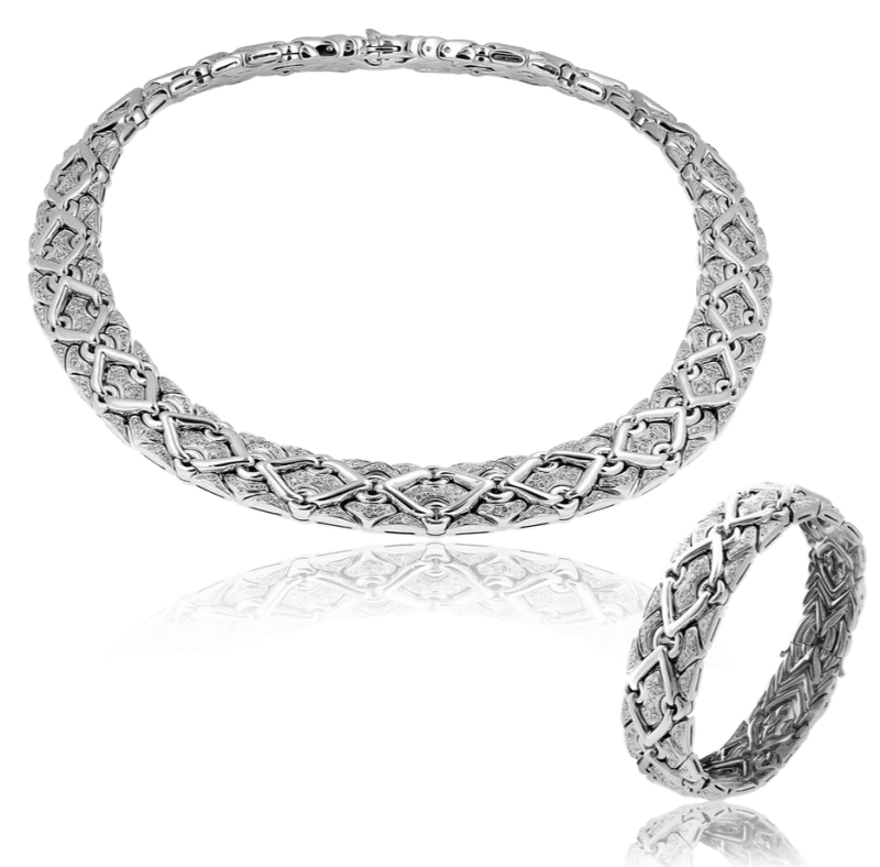 Diamond 'TRIKA' White Gold Set (NEW)