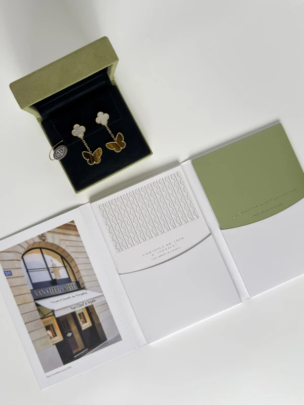 Van Cleef & Arpels LUCKY ALHAMBRA EARRINGS, 2 MOTIFS VCARD79800 4
