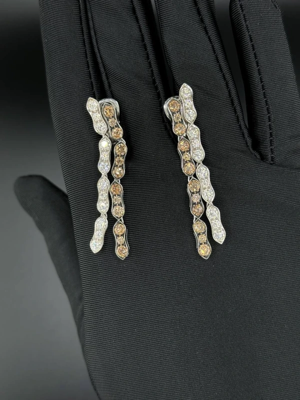 Picchiotti COGNAC DIAMONDS&DIAMOND EARRINGS PICCHIOTTI 5