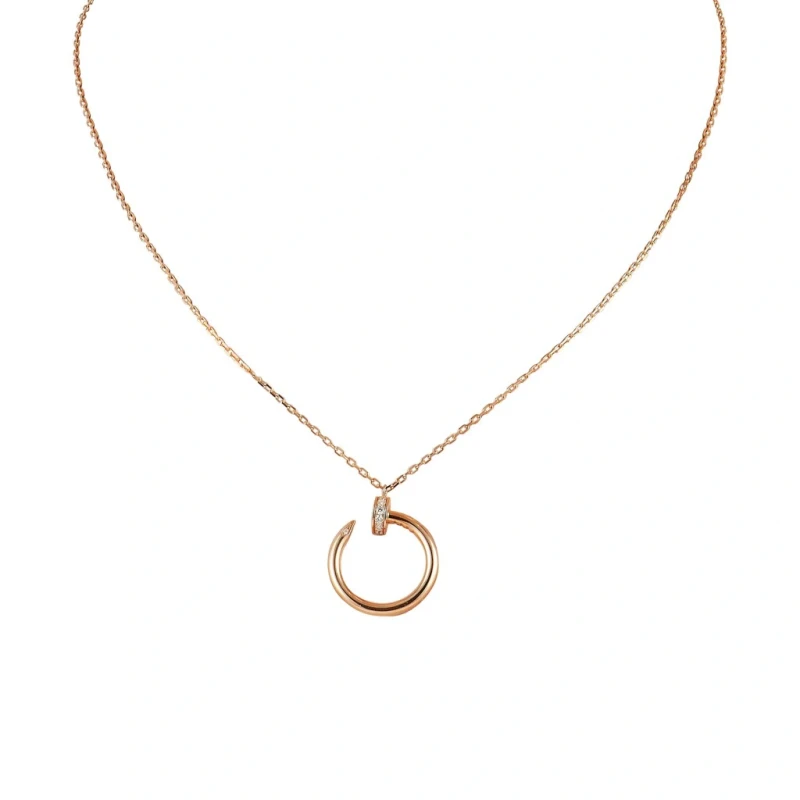 JUSTE UN CLOU NECKLACE, DIAMONDS, ROSE GOLD