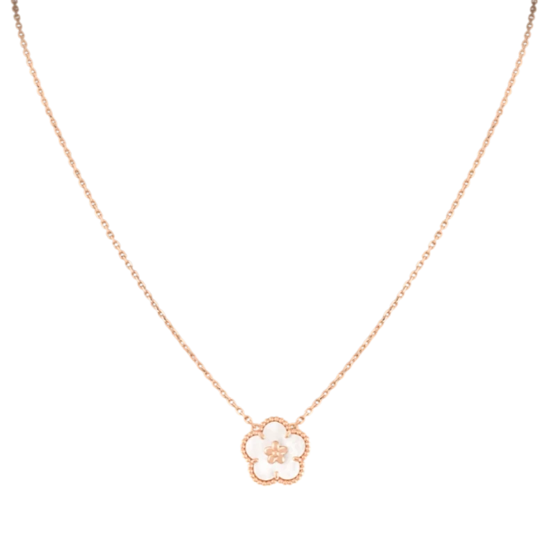 Van Cleef & Arpels Lucky Spring pendant, plum blossom VCARP9X100 2