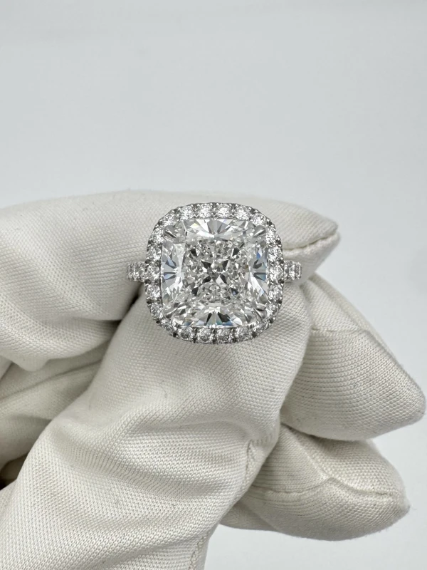 Harry Winston DIAMOND 4.55 CT F/VS2 RING HW4.55 2